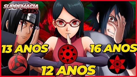 O Uchiha Mais Novo A Despertar O Mangekyou Em Narutoboruto Youtube