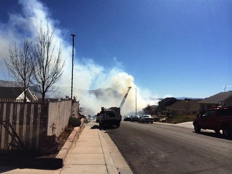 News Live Hurricane House Fire Contained Crews Still On Scene