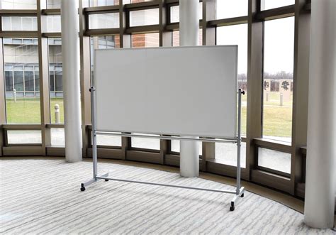 Clickhere2shop Offex Mobile Magnetic Large Whiteboard On Wheels Free
