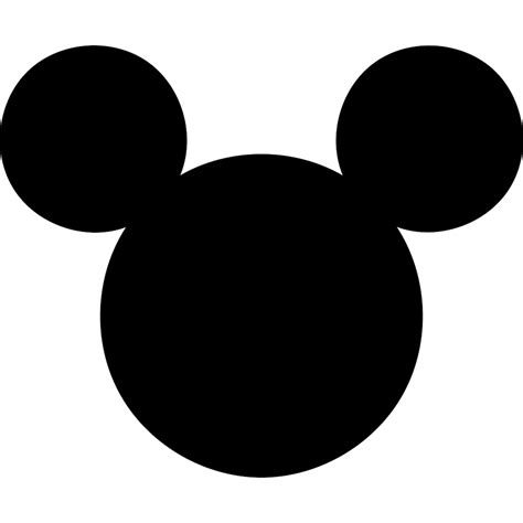 Simple Mickey Mouse Svg