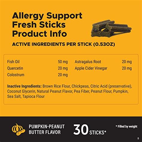 Pet Honesty Allergy Support Fresh Sticks Dental Sticks For Dogs