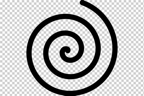 Área Circular Blanco Y Negro Espiral S Blanco Texto Espiral Png