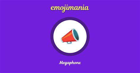 📣 Megaphone Emoji Copy And Paste Emojimania