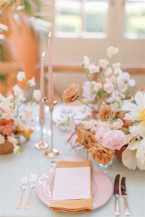 Desert Pastel Wedding Ideas Wedding Table Pastel Wedding Wedding