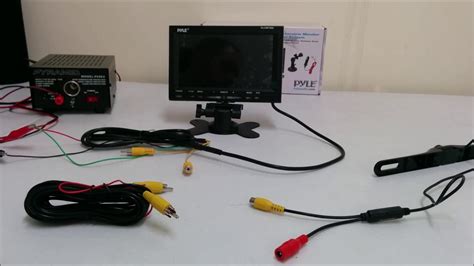 Pyle PLCM Backup Camera System Setup And Overview Video YouTube
