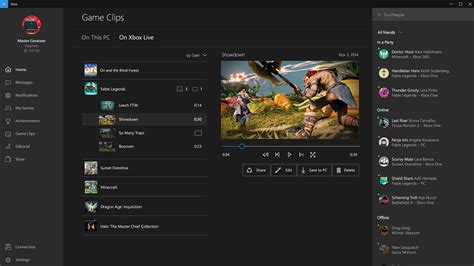 Microsoft Announces Xbox App For Windows 10 Cross Platform Mp And Xbox