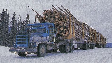 Pacific P12 Domtar Logging In Canada Big Rig Trucks Dump Trucks Old