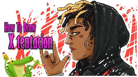 How To Draw X Tentacion Step By Step Youtube