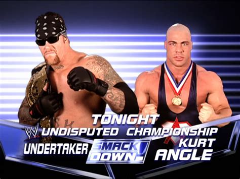 Undertaker Vs Kurt Angle July 4 2002 Smackdown Rwwematchgraphics