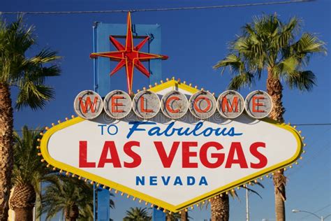 Welcome To Fabulous Las Vegas Sign Stock Image Image Of Fabulous