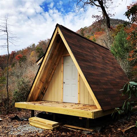 12x18 Aframe Cabin Or Tiny House In The Appalachian Mountains Cool