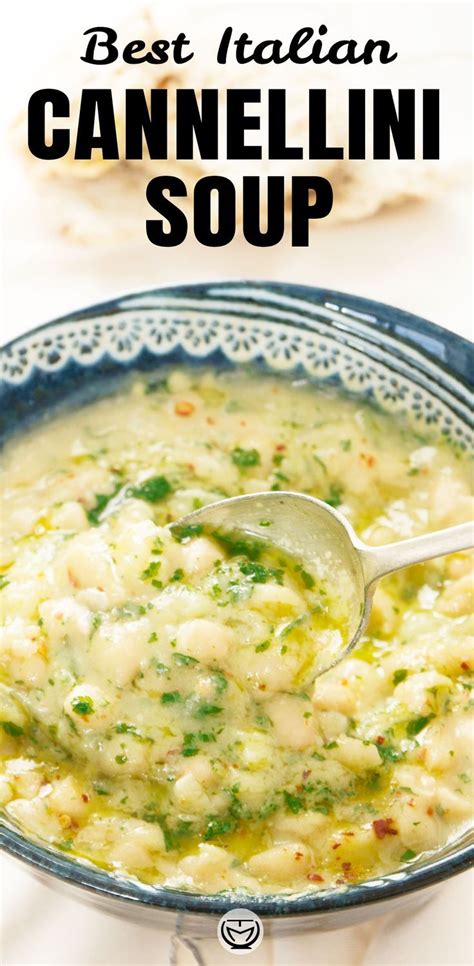 It's flavored with fresh herbs and parmesan cheese. italian white bean soup | Recipe | Italian soup recipes ...