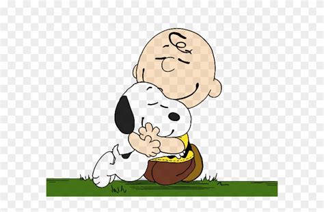 Charlie Brown And Snoopy Hug Free Transparent Png Clipart Images Download