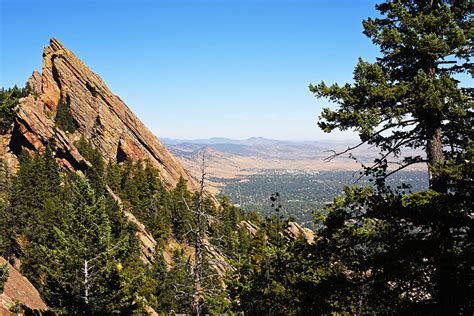 The Flatirons Boulder Colorado From The Royal Arch Photograph By Toby