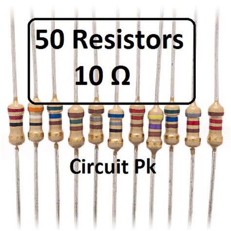 Pack Of 10 Ohm Resistor 10 Ohm Resistors 14w