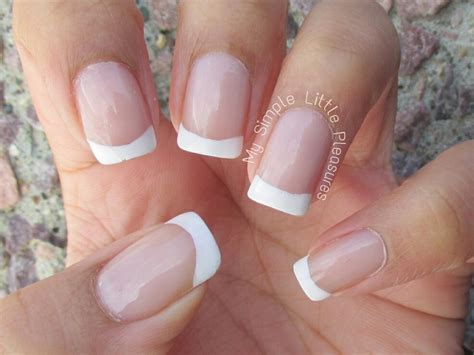 my simple little pleasures notd basic french manicure tutorial