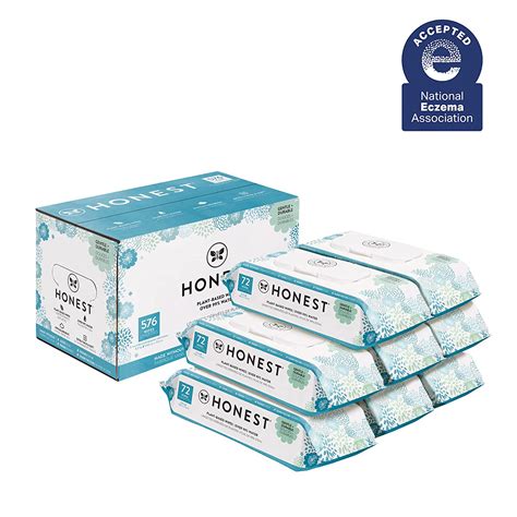 The Honest Company Baby Wipes Hypoallergenic Honest Wipes 576 Count
