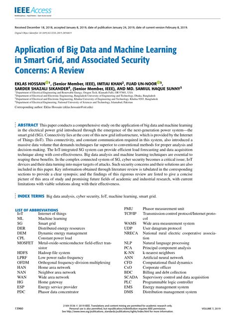 Machine Learning Research Papers 2019 Ieee