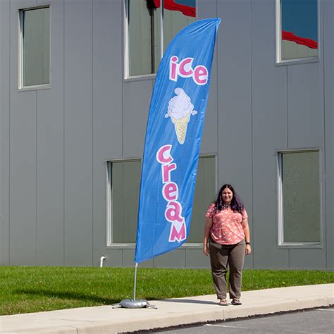 Ice Cream Flag Signs Low Prices Free Shipping Feather Flags Flag