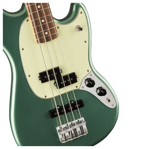 Disc Fender Fsr Player Mustang Bass Pj Sherwood Green Metallic At