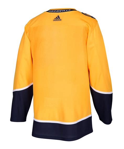 Adidas Authentic Pro Nashville Predators Yellow Home Jersey Pro