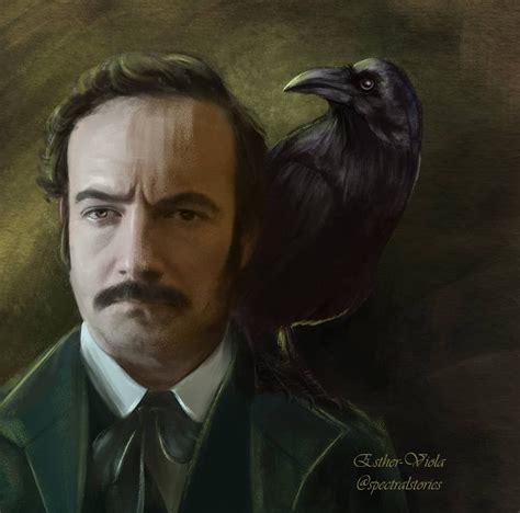 Poe Of Altered Carbon Painted By Esther Viola Spectral Stories