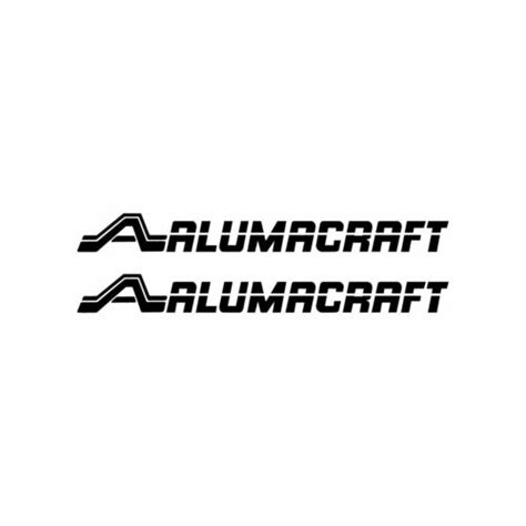 Set Of 2 Alumacraft Boat Trailer Decals Stickers 24