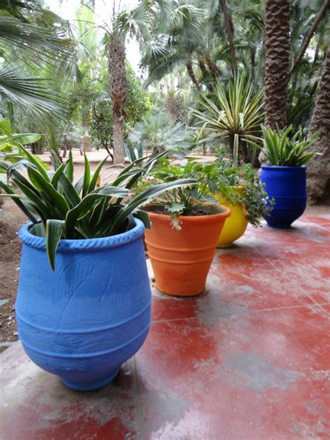 Buy moroccan tagines products and get the best deals at the lowest prices on ebay! YSL gardens | Moroccan garden, Painted terra cotta pots ...