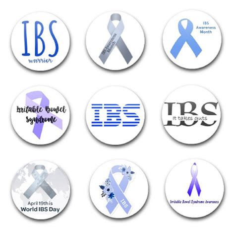 25mm 1 button badges x9 ibs awareness etsy