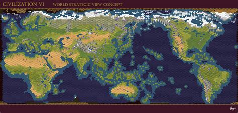 Civ 6 World Map Topographic Map