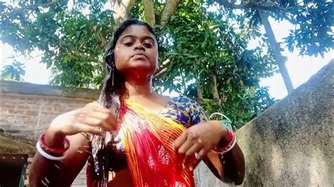 Indian Village Girl Bathing Desi Aunty Bath Gosol Korar Video