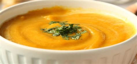 Carrot Soup With Coconut Milk Indian Vegetarian Recipe
