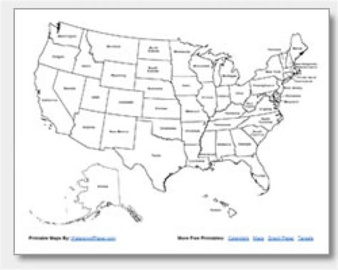 Printable United States Maps Outline And Capitals Inside United