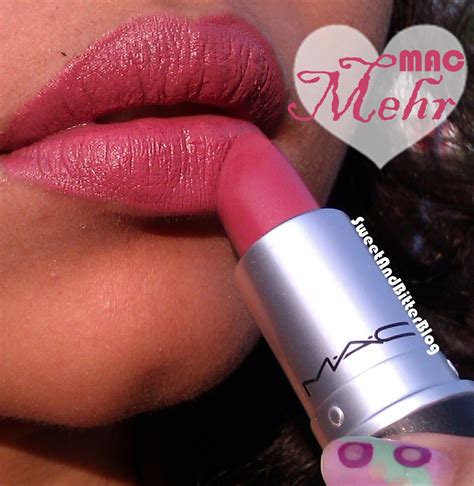 Living In My Vanity MAC Mehr Lipstick Swatch And Review Mickey Contractor Middle