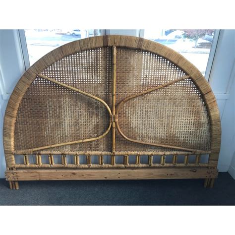 Get free shipping on qualified wicker headboards or buy online pick up in store today in the furniture department. Vintage Mid-Century Arched Buri Cane Wicker Rattan King ...