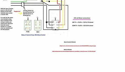 single phase 230v motor wiring diagram