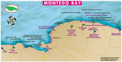 Montego Bay Jamaica Map Map Of California Coast Cities