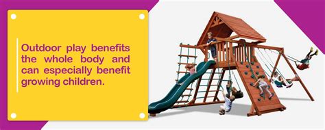 How Playsets And Outdoor Play Develop Heart Healthy Kids Superior