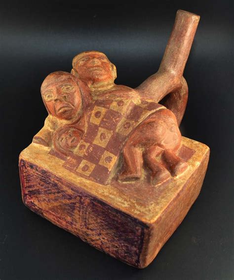 Peru Moche Erotic Stirrup Spout Bottle Pottery Etsy