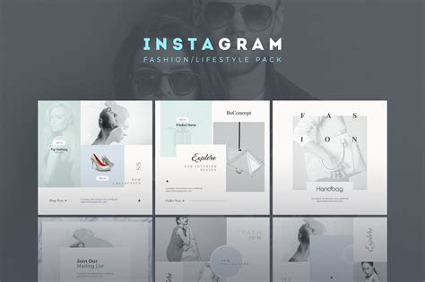 Instagram Fashion Pack ~ Instagram Templates ~ Creative Market