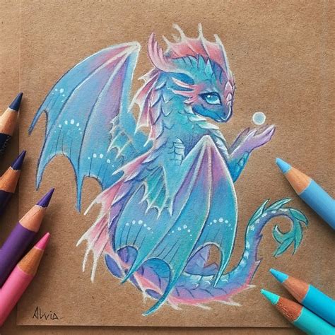 Alviaalcedo Baby Water Dragon 💦🐉 In 2020 Dragon Art Cute Dragons