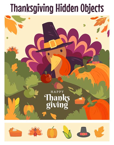 10 Best Printable Thanksgiving Hidden Picture Games Pdf For Free At