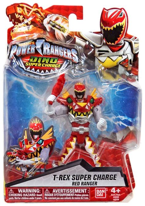 Power Rangers Dino Super Charge T Rex Super Charge Red Ranger Action