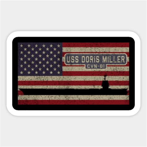 USS Doris Miller CVN 81 Future Aircraft Carrier Vintage USA American