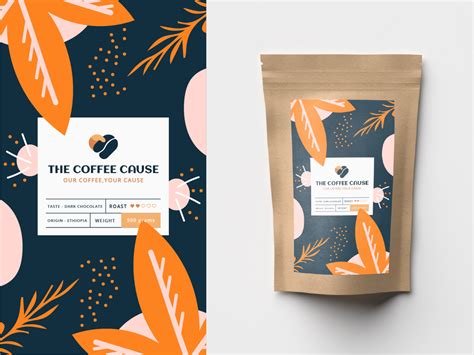 Coffee Label Design Template