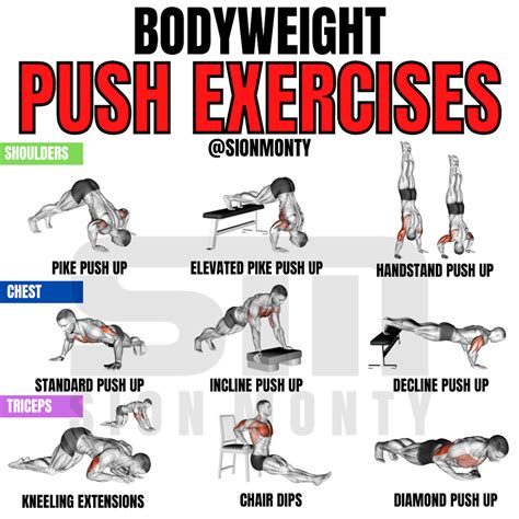Push Pull Workout Routine Push Day Workout Calisthenics Workout