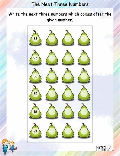 Patterns - Grade 1 Math Worksheets