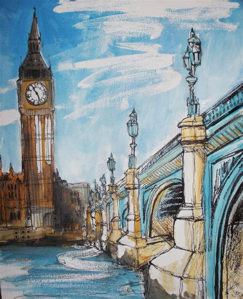 Jenny Leonard Art Blog Commissioned London Paintings On Canvas