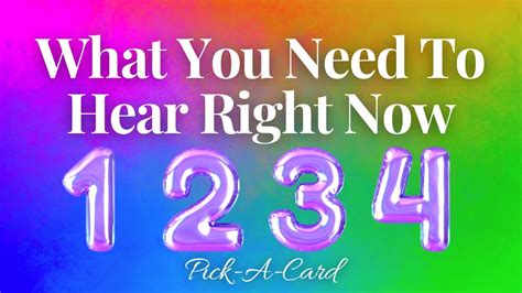 What You Need To Know Right Now 🔆🦋🌈🕊️ Angel Message Pick A Card Reading Youtube