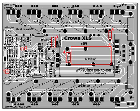 Schematic diagram service manual manual de servicio american pro concert 4800 concert4800 ✅ car audio systems and stereo. Layout Power Amplifier Yiroshi - PCB Circuits